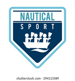 nautical sport design, vector illustration eps10 graphic 