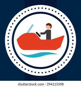 nautical sport design, vector illustration eps10 graphic 