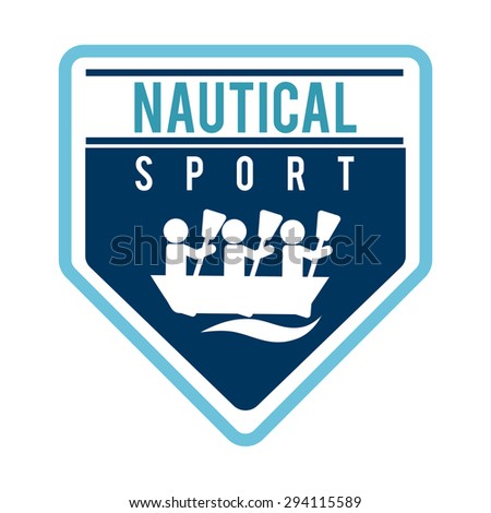 nautical sport design, vector illustration eps10 graphic 