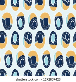 Nautical Style Striped Rectangle Abstract Seamless Vector Pattern, Drawn Art Stylized Illustration, Trnedy Fashion Prints, Modern Stationery, Graphic Decor, Gift Wrap, Blog Backdrops, Marine Wallpaper