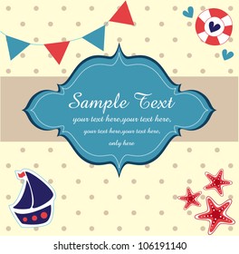 nautical summer card