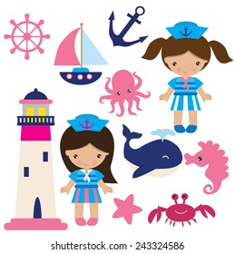 Nautical vector illustration