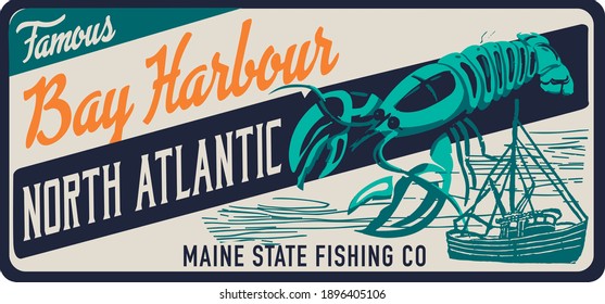 Nautical vector print and label designs.