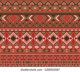 Navajo american indian pattern tribal ethnic motifs geometric vector background. Graphic native american tribal motifs textile print ethnic traditional design. Navajo symbols fabric print.