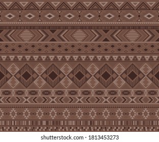 Navajo american indian pattern tribal ethnic motifs geometric vector background. Abstract native american tribal motifs textile print ethnic traditional design. Navajo symbols textile pattern.