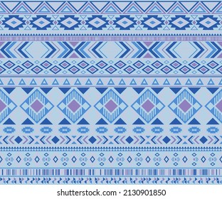 Navajo american indian pattern tribal ethnic motifs geometric seamless background. Rich native american tribal motifs textile print ethnic traditional design. Navajo symbols fabric print.