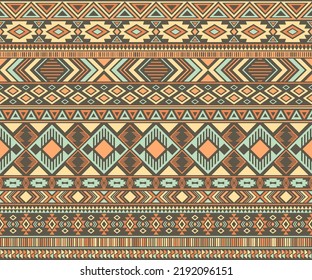 Navajo american indian pattern tribal ethnic motifs geometric vector background. Cool native american tribal motifs textile print ethnic traditional design. Peruvian folk fashion.