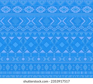 Navajo american indian pattern tribal ethnic motifs geometric seamless background. Eclectic native american tribal motifs textile print ethnic traditional design. Navajo symbols textile pattern.