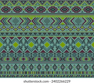Navajo american indian pattern tribal ethnic motifs geometric seamless background. Chic native american tribal motifs clothing fabric ethnic traditional design. Peruvian folk fashion.
