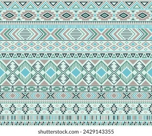 Navajo american indian pattern tribal ethnic motifs geometric seamless background. Impressive native american tribal motifs clothing fabric ethnic traditional design. Navajo symbols textile pattern.