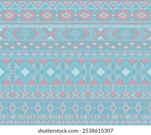 Navajo american indian pattern tribal ethnic motifs geometric seamless background. Cute native american tribal motifs textile print ethnic traditional design. Navajo symbols fabric pattern.