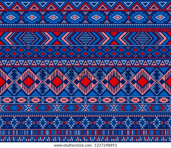 Navajo American Indian Pattern Tribal Ethnic Stock Vector (Royalty Free ...