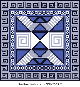 Navajo art boho seamless pattern. Ethnic geometric print. Aztec and African colorful repeating background texture. Fabric, cloth design, wallpaper, wrapping. Vector illustration.