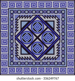 Navajo art boho seamless pattern. Ethnic geometric print. Aztec and African colorful repeating background texture. Fabric, cloth design, wallpaper, wrapping. Vector illustration.