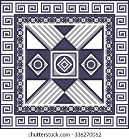 Navajo art boho seamless pattern. Ethnic geometric print. Aztec and African colorful repeating background texture. Fabric, cloth design, wallpaper, wrapping. Vector illustration.