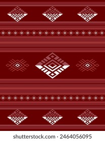Navajo aztec southwest geometric seamless pattern fabric colorful design for textile printing