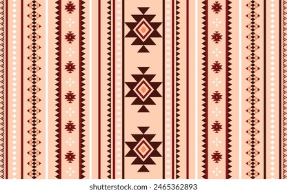 Navajo Aztec Südwest geometrische nahtlose Muster Stoff buntes Design für Textildruck