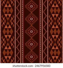 Navajo aztec southwest geometric seamless pattern fabric colorful design for textile printing
