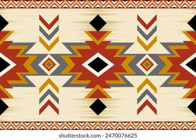 Navajo. Navajo design pattern Can be used in fabric design for clothing, textile, wrapping, background, wallpaper, carpet, embroidery, Aztec style