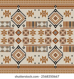 Navajo fabric pattern, bright and modern tones. Traditional geometric patterns combined with a modern twist. Suitable for home decoration or fashion use.
