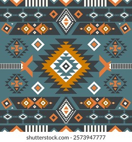 
Navajo fabric pattern, bright and modern tones. Traditional geometric patterns combined with a modern twist. Suitable for home decoration or fashion use.
