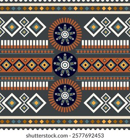 Navajo fabric pattern, bright and modern tones, traditional geometric patterns combined with a modern twist. Suitable for home decoration, textile and fashion applications, lifestyle products 
