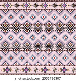 The Navajo fabric pattern is deeply rooted in the culture and traditions of the Navajo people, who are renowned for their intricate and symbolic weaving. Navajo textiles, particularly rugs and blanket