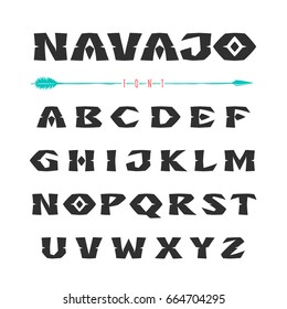 american indian font style