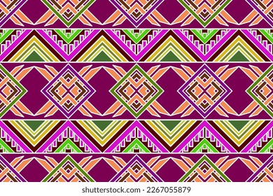 Navajo geometric ethnic oriental seamless pattern traditional, African Ikat paisley embroidery, Aztec style abstract vector, Embroidery pattern illustration,Design for printing business.
