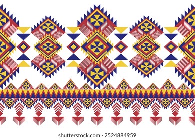 Navajo geometric ethnic pattern,illustration,design for fabric 