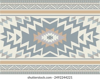 Navajo Grey Pattern
"Traditional Navajo seamless pattern in grey and beige, great for ethnic and bohemian themed projects."