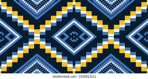 Navajo Nation African Patterns Fabric from Africa, Aztec Ornament Traditional Diamond art design for prints carpet,wallpaper,clothing,wrapping,simplicity, background, Mexican dress