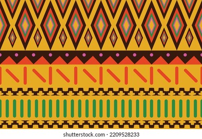 Navajo native american fabric seamless pattern,geometric tribal ethnic traditional background, design elements, design for carpet,wallpaper,clothing,rug,interior,embroidery vector illustration.