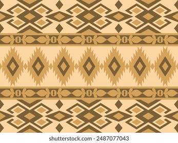 Navajo and Native American patterns blend with Aztec and tribal motifs for a bohemian, ethnic design ideal for patterns, creating a vintage, ethnic wallpaper perfect for rugs, fabrics