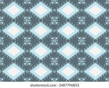 Navajo and Native American patterns blend with Aztec and tribal motifs for a bohemian, ethnic design ideal for patterns, creating a vintage, ethnic wallpaper perfect for rugs, fabrics