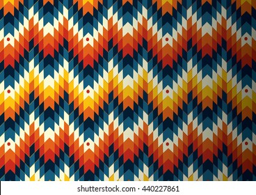 Navajo - Native American Vector Pattern