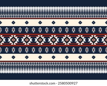 Navajo pattern design. Native American style. Can be used in fabric design for clothing, textile, wrapping, background, wallpaper, carpet, embroidery, print