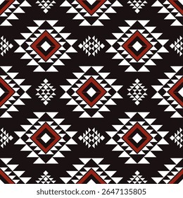 Navajo pattern design. Native American style. Can be used in fabric design for clothing, textile, wrapping, background, wallpaper, carpet, embroidery, print