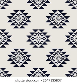 Motif Navajo. Le style amérindien. Peut être utilisé dans la conception de tissu pour les vêtements, le textile, l'emballage, arrière-plan, fond d'écran, tapis, broderie, impression