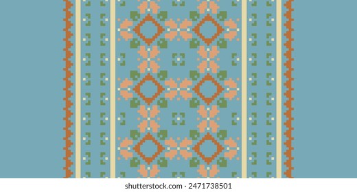 Navajo Pattern Native American Indigenous Art Geometric Ethnic Concept Tribal Aztec Navajo Pattern Maxican Fabric Seamless for Fabric,carpet,wallpaper,cloth,batik,quilt,craft,vector,illustratoion,tile