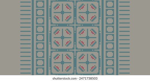 Navajo Pattern Native American Indigenous Art Geometric Ethnic Concept Tribal Aztec Navajo Pattern Maxican Fabric Seamless for Fabric,carpet,wallpaper,cloth,batik,quilt,craft,vector,illustratoion,tile