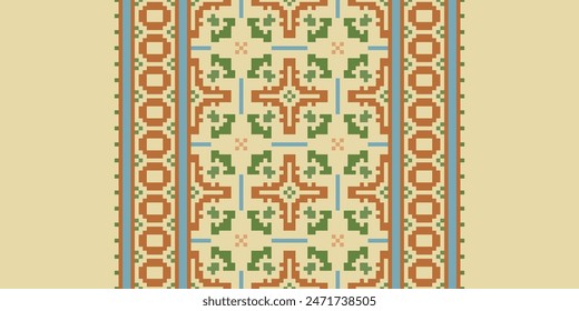 Navajo Pattern Native American Indigenous Art Geometric Ethnic Concept Tribal Aztec Navajo Pattern Maxican Fabric Seamless for Fabric,carpet,wallpaper,cloth,batik,quilt,craft,vector,illustratoion,tile