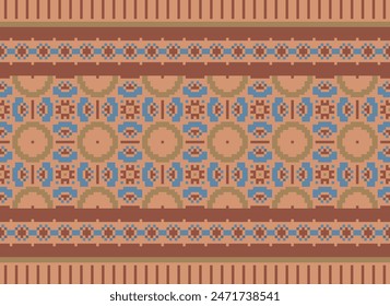 Navajo Pattern Native American Indigenous Art Geometric Ethnic Concept Tribal Aztec Navajo Pattern Maxican Fabric Seamless for Fabric,carpet,wallpaper,cloth,batik,quilt,craft,vector,illustratoion,tile