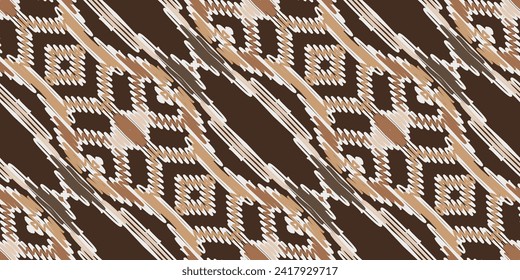 Navajo pattern Seamless Bandana print silk Motif embroidery, Ikat embroidery vector Design for Print endless arabesque cloth dupatta shawl bandana print silk kurta men