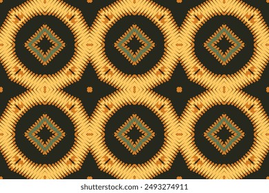 Navajo pattern Seamless Bandana print silk Motif embroidery, Ikat embroidery vector Design for Print indigenous art aboriginal art pattern floral kurti mughal border