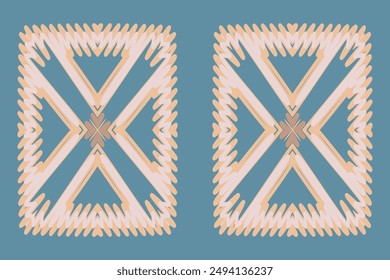 Navajo pattern Seamless Scandinavian pattern Motif embroidery, Ikat embroidery vector Design for Print indigenous art aboriginal art pattern floral kurti mughal border