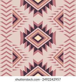 Navajo Pink Pattern
Vibrant Navajo seamless pattern in pink and maroon hues, perfect for modern and eclectic design applications.