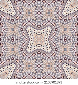 Navajo repeating ornament graphic design. Oriental geometric texture. Textile print in ethnic style. Geometric motifs in folk style.