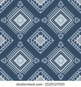 Navajo seamless pattern. Aztec geometric seamless patterns, American Mexican southwest Navajo, Native ethnic, Tribal, seamless design. Zigzag pattern. Boho style. Design for textile print, home decor