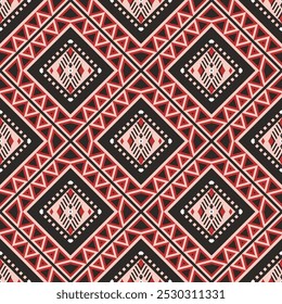 Navajo seamless pattern. Aztec geometric seamless patterns, American Mexican southwest Navajo, Native ethnic, Tribal, seamless design. Tribal Zigzag pattern. Design for textile printing, home decor